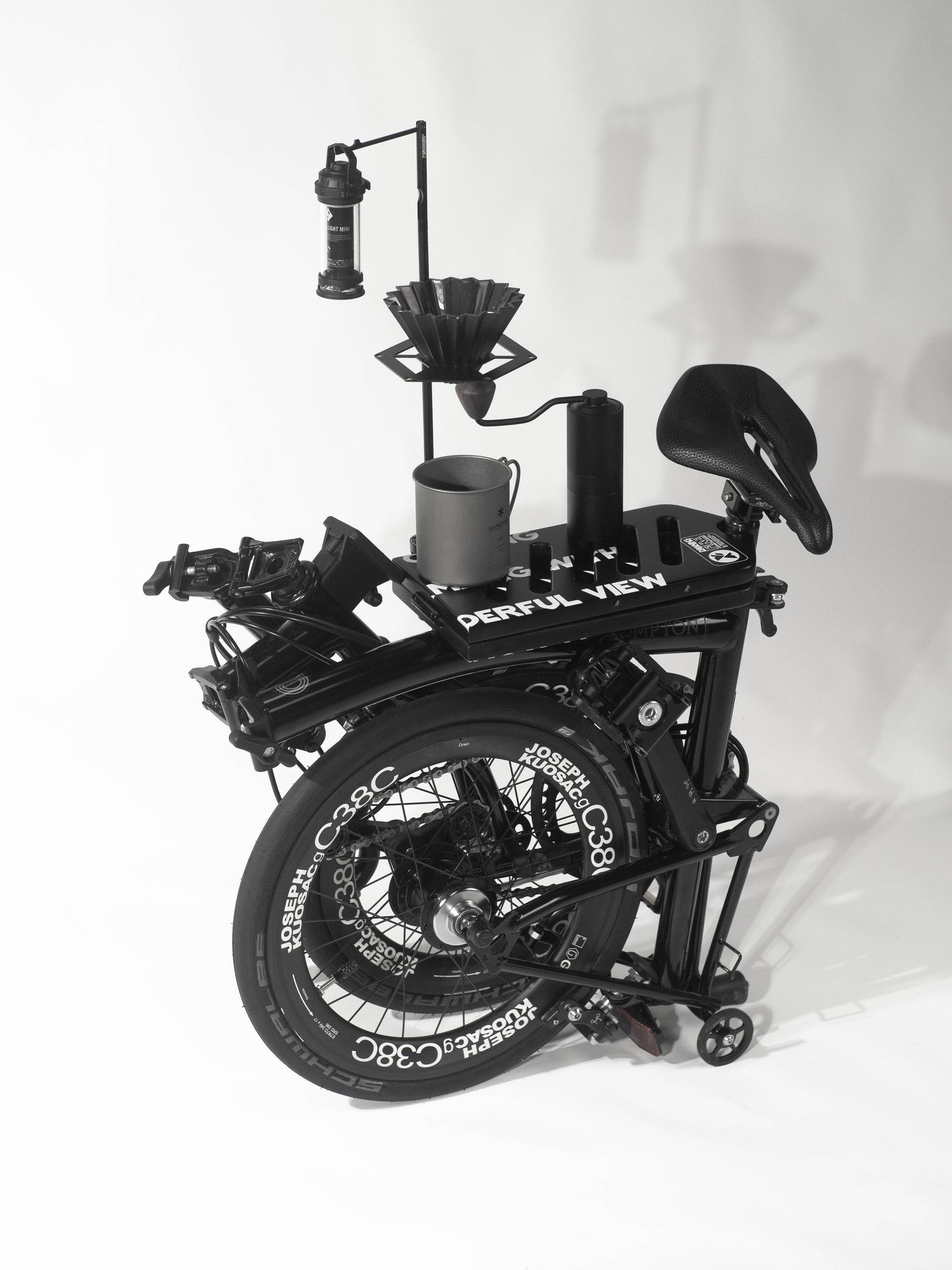ブロンプトン 自転車テーブルボード – ブラウン