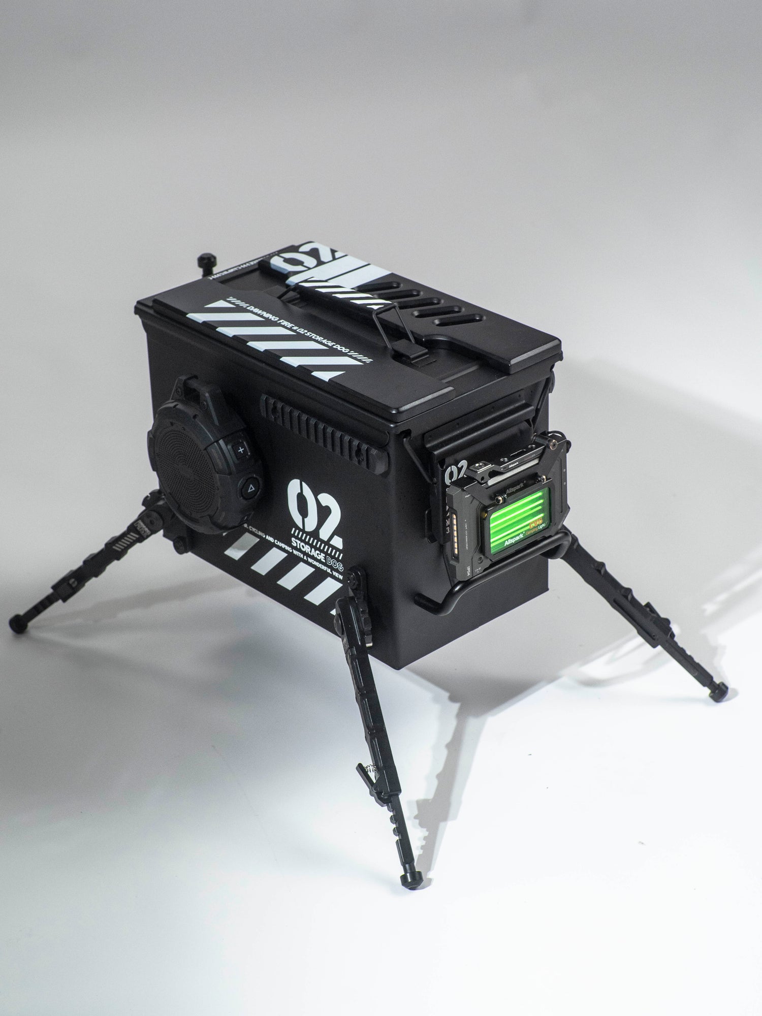 収納犬用タクティカルキャンプボックス - ブラック