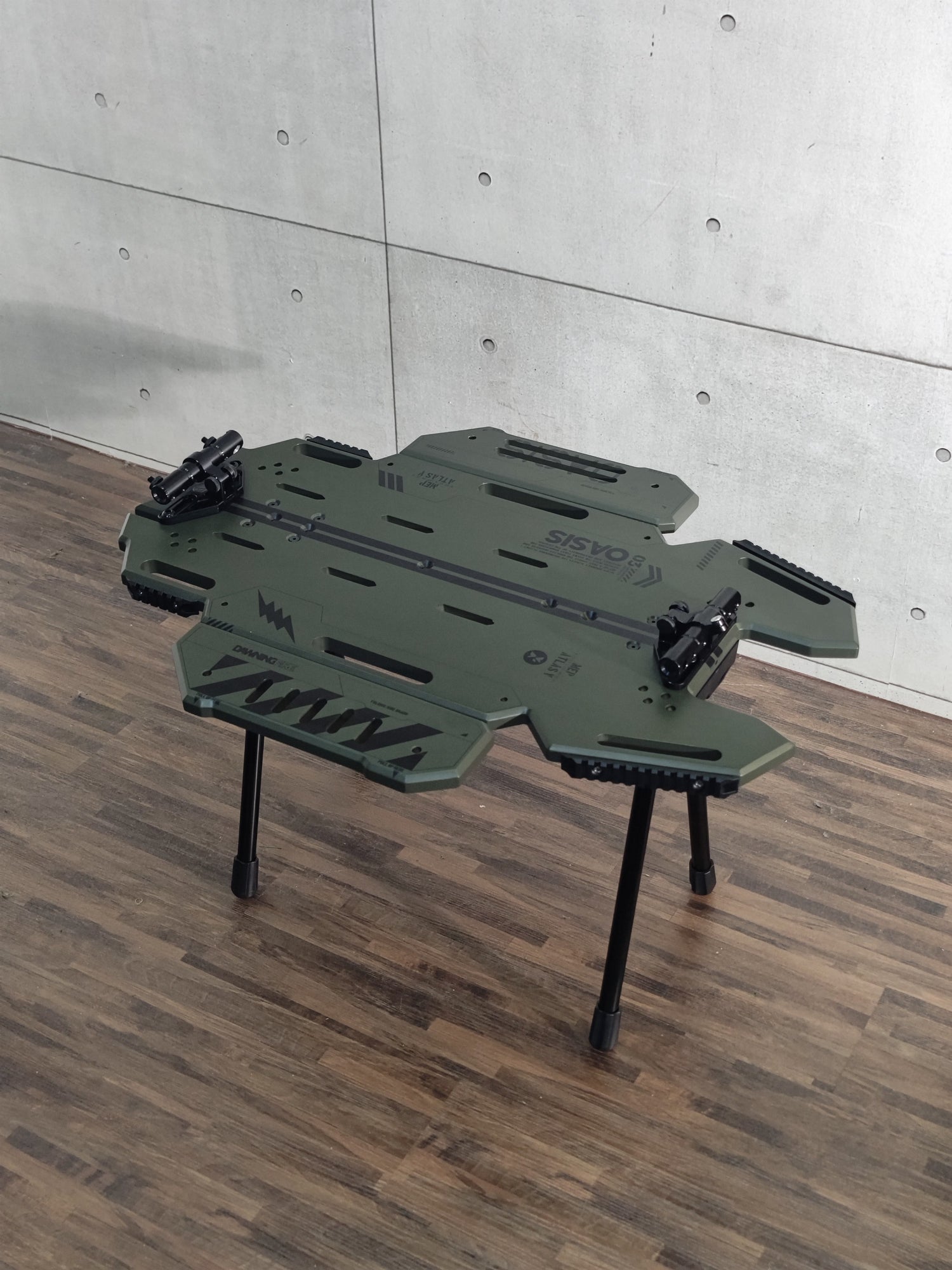 タクティカルキャンプテーブル – アーミーグリーン