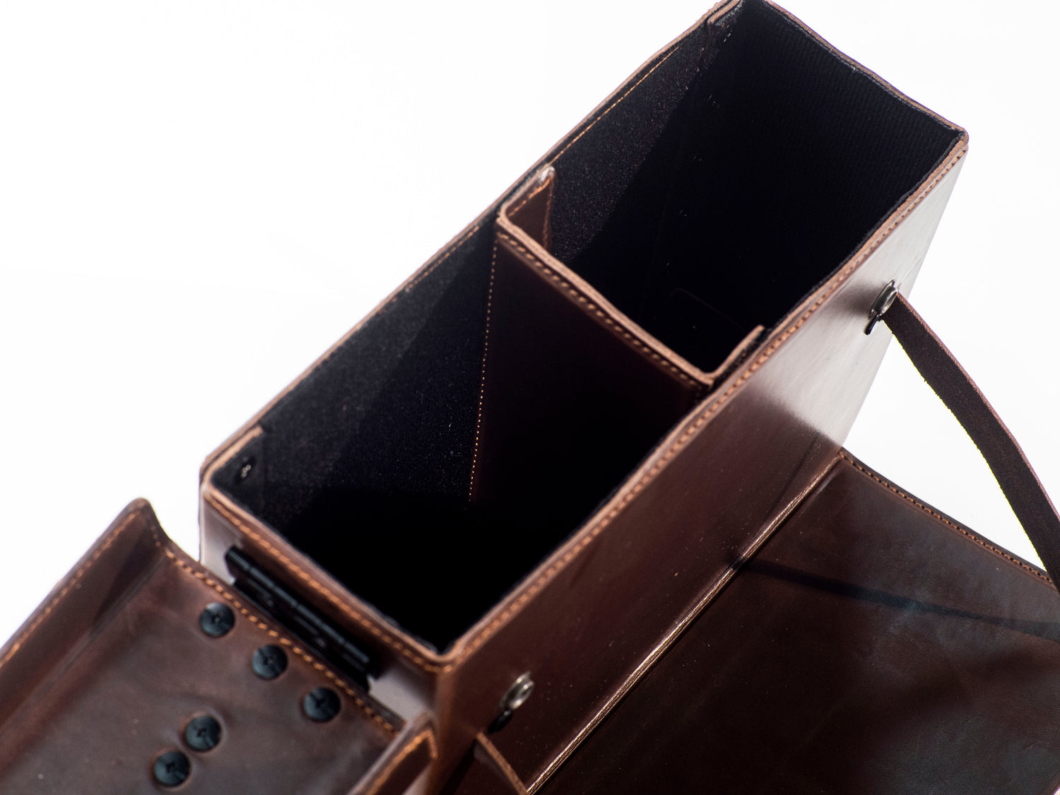 ブロンプトン フロントレザーバッグ – ブラウン