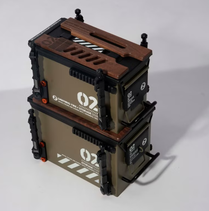 収納犬用タクティカルキャンプボックス - カーキ