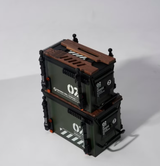 収納犬用タクティカルキャンプボックス - アーミーグリーン